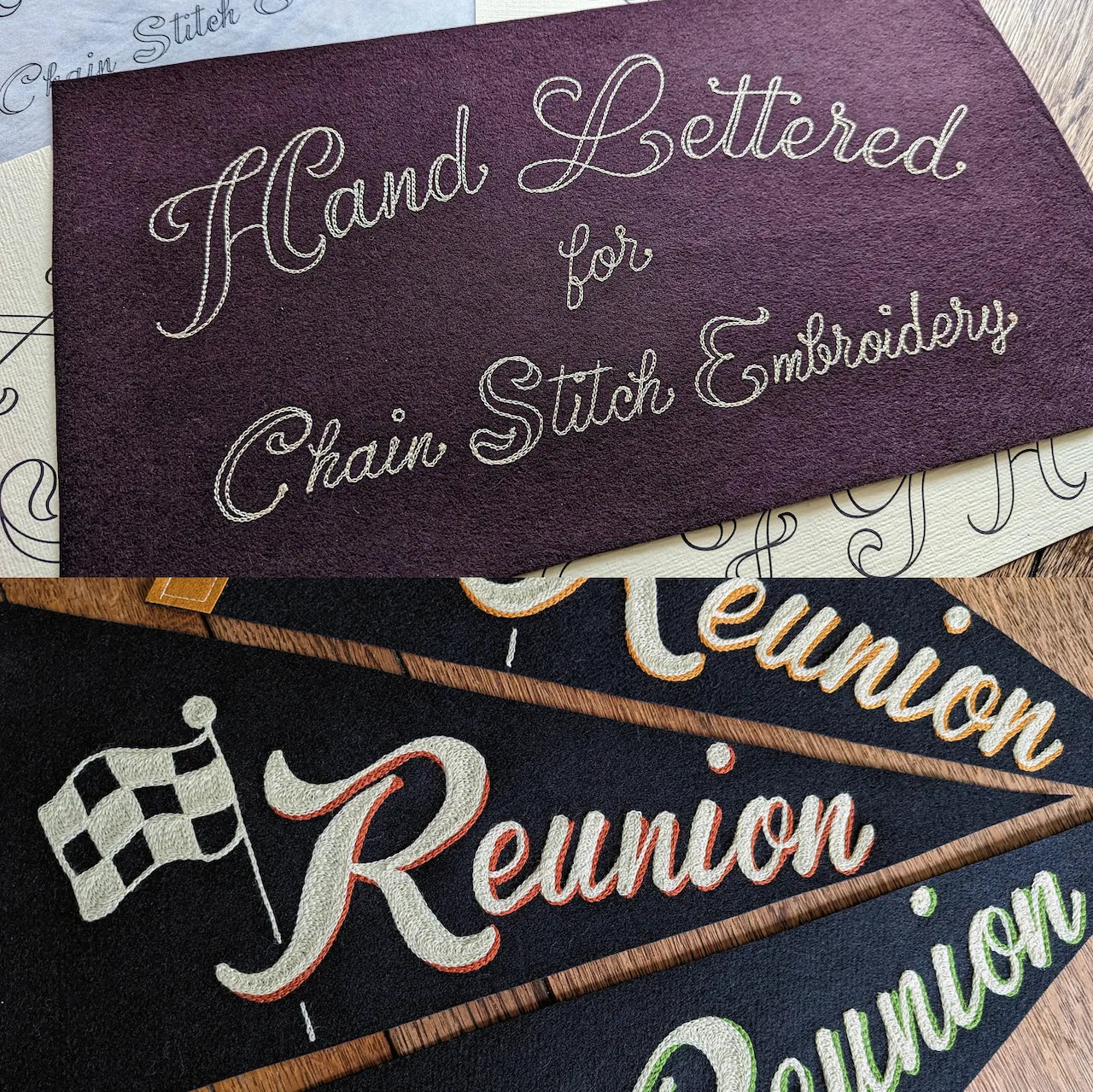 Fonts for Chainstitch Embroidery