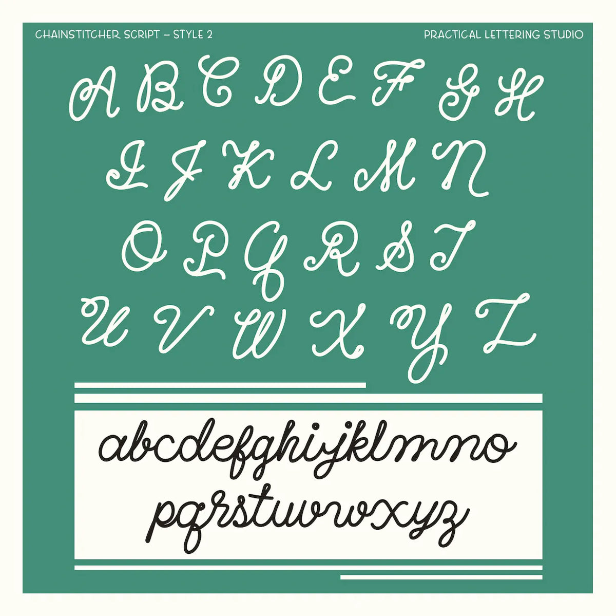 Chattanooga Script Lettering Script Style Lettering Alphabet